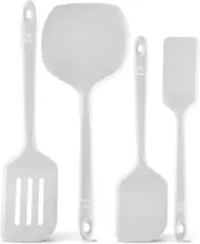 New DI ORO Seamless Series Moda 4-Piece Silicone Turner Spatula Set - 600°F H...