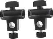 GREENADSCAPE 2pcs Adjustable Desktop Bracket Clips Clamp for Live Streaming Easy Installation Smooth Surface Compact Portable Mic Stand Accessories