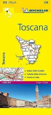 Toscana - Michelin Local Map 358 - 9782067126671