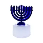 Hanukkah Flameless Tealight Candles Decorations Centerpieces LED Light -B