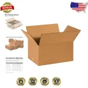 Medium Corrugated Boxes (14"L x 10"W x 7"H) - Pack of 25 for Moving & Storage