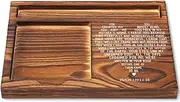 Psalm 139 Sticky Note Holder, Fearfully and Wonderfully Made Scripture Gift, Christian Desk Accessory for Women Men, Religious Bible Verse Decor for Office Coworker Self-Stick Note Holder YCB149