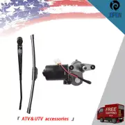 12V Electric Windshield Wiper Motor Kit Fit For Polaris RZR For Kawasaki UTV New
