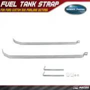 2pcs Steel Fuel Tank Straps for Ford Custom 300 Fairlane Victoria Thunderbird (for: Ford)