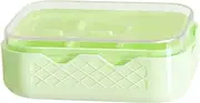 Baby Food Freezer Tray - Ice Trays Cube Maker 6 Grids with Lid,Flexible Holder Safe Reusable Easy-Release Freezer for Home Kitchen Drinks Coffee Cocktails