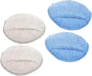 Mikinona 4pcs Microfiber Car Wax Applicator Pads Durable Polishing Tools for Car Motorcycle and Bicycle Detailing Scratch Finish and Dirt Removal