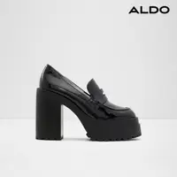 在飛比找momo購物網優惠-【ALDO】BIGSOUL-英倫學院風厚底粗跟鞋-女鞋(黑色