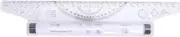 Parallel Rolling Ruler, Lightweight Multipurpose Drawing Tool with Clear Scales, Practical Design Measuring Rolling Ruler for Parallel Line Drawing, for Circles and Ovals (30cm)