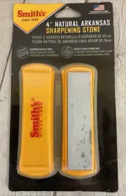 Smith's 4"IN Natural Arkansas Knife Sharpening Stone 10cm