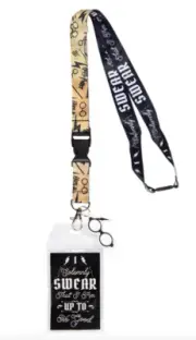 Harry Potter I Solemnly Swear Keychain Lanyard with ID Holder - Wizarding World