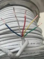 Genesis 250 Feet 5 Wire 20 Gauge Thermostat Multi Color Conductors 5/20 Solid
