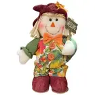21cm Tabletop Stuffed Scarecrow Cute Scarecrow Doll Fall Harvest Decoration