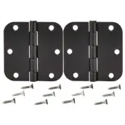 Long lasting Iron Hinge for 3 inch Doors with Rounded Corners (Set of 2)