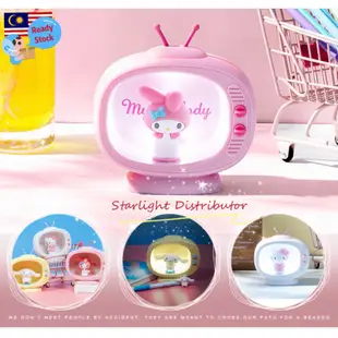 🇾 🔥 Miniso Sanrio Hello Kitty Melody Cinnamoroll 電視設計臥室床頭櫃檯燈