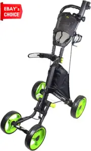 Explorer V8 - Superlite 4 Wheel Golf Push Cart, Explorer Version 8
