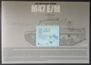 Takom 1/35th Scale US Medium Tank M47 E/M - Decals from Kit No. 2072