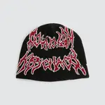 [Kiss Chacey] Razor Skully Beanie Jet Black OSFA