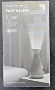 SHARPER IMAGE FAST ASLEEP DIMMABLE RELAXING LED LIGHT