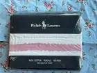 NEW! RALPH Lauren ~KING SUNNYVALE FLAT SHEET Retired Floral Flowers Pink White