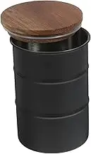Alipis Stainless Steel Coffee Bean Canister Airtight Food Storage Jar for Tea Sugar and Spices Container with Lid for Kitchen Organization and Bar Use