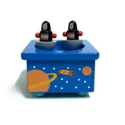 Robots Magnetic Wooden Music Box - Knox and Floyd