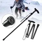Lightweight Easy Folding Aluminium Walking Stick Cane, Adjustable Height D2O0