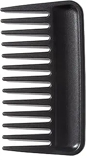 Mini Wide Tooth Comb,Small Travel Purse Hair Detangling Beard Comb for Curly Wavy Hair Portable Care Shower Comb Travel Men Women-Best Styling Comb for All Types (Black, One size)