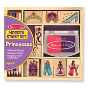 Melissa & Doug Wooden Princess Stamp Set
