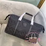 （二手98新）BURBERRY 博柏利 MONOGRAM TB 黑色男士托特包/旅行包/手提包/肩背包/斜跨包