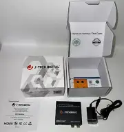 J-Tech Digital HDMI-ARC Audio Extractor Converter De-embedder SPDIF + RCA Output