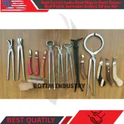 New Farrier Tools Hoof Nipper Hoof Tester Nail Puller Spreader Knives 20 PCS Kit