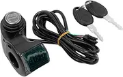 SENHE Compatible with 8X 10X 11X Ignition Key Power Key Lock Electric Scooter Thumb Throttle Voltmeter Digital Voltage Display Switch Power