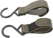 Abaodam 2Pcs Compact Stroller Hooks for Diaper Bags Lightweight Outdoor Stroller Straps Replaceable Clip Accessories for Convenient Travel and Organization