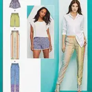 QuickStitch SlimFit Pants & Shorts Pattern - Sizes 6-14