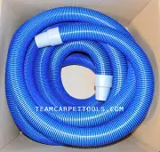 Carpet Cleaning 25 FT. Extractor Vacuum Hose 1.5" with 1.5" Wand Cuff Connectors