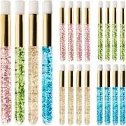 20 Pieces Lash Shampoo Brush Set Eyelash Extension Cleanser Brush Peel off Bl...