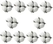 CANIGHT Christmas Decorations 10 Pack Cotton Balls Christmas Tree Baubles Cotton Ball Pendant DIY Decorations