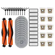 For Bot L20 Ultra / X20 Pro Robot Vacuums Main Side Brush Hepa Filter Mop Cloths Dust Bag Spare Part Accessories