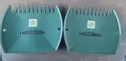 2pcs Serrated Lawn Leaf Grabber Hand Rake Garbage Outdoor Garden Collector Light