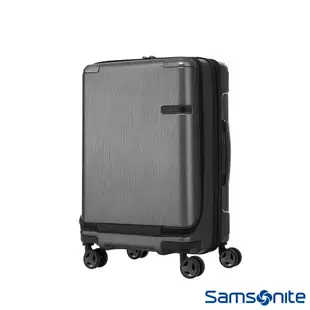 Samsonite新秀麗 20吋 Evoa 前開式拉絲光澤防盜拉鍊抗震輪PC登機箱/行李箱(多色可選)