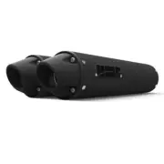 HMF Performance Black Dual Slip On Blackout Euro Cap Polaris RZR XP Turbo 16-19