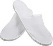 BIUDECO 2Pairs Disposable Slippers for Hotel Salon Comfortable Indoor Outdoor Footwear Lightweight Breathable Design Non Slip Safety for Guests and Home Use