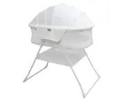 Valco Baby White Standing Rico Bassinet Fully Enclosed for Baby/Infant/Newborn