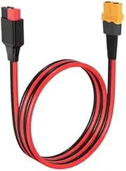 ELFCULB XT60 to Anderson Adapter,12AWG XT60 Female to Anderson Connector Cable for RC Battery Solar Portable Power Power Station and Solar Panel(2FT), (A-XF-1202)