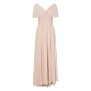 [Alberta Ferretti] Alberta Ferretti Silk Long Dress 44 IT PINK