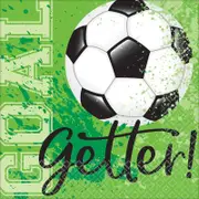 Goal Getter Soccer Paper Beverage Napkins 36pk