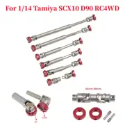 For 1/14 Tamiya SCX10 D90 RC4WD RC Car Stainless Steel Drive Shaft Accessories