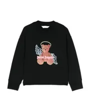 Bear Angel open-back sweatshirt 8Y,6Y,4Y,10Y Black