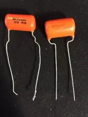 QTY 59 Sprague Orange Drop Capacitors - .022 UF 715P 600v Coupling Cap Tube Amp