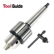 1-13mm (B16) MT3 Arbor Heavy Duty Drill Chuck + Key + Morse Taper #3 Shank